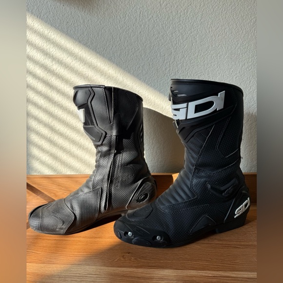 Men’s Sidi Performer Air Black Motorcycle Riding Boots main image 2